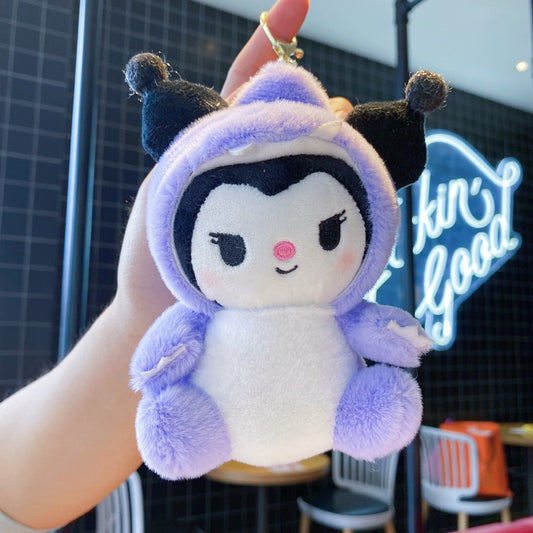 Sanrio- Dinosaur key chain collection (Kuromi)