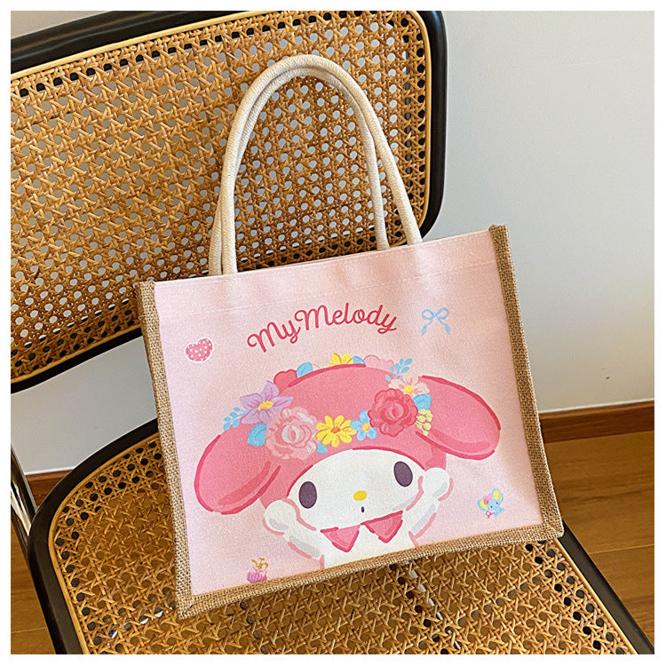 Sanrio- Large Linen Bag (My Melody)