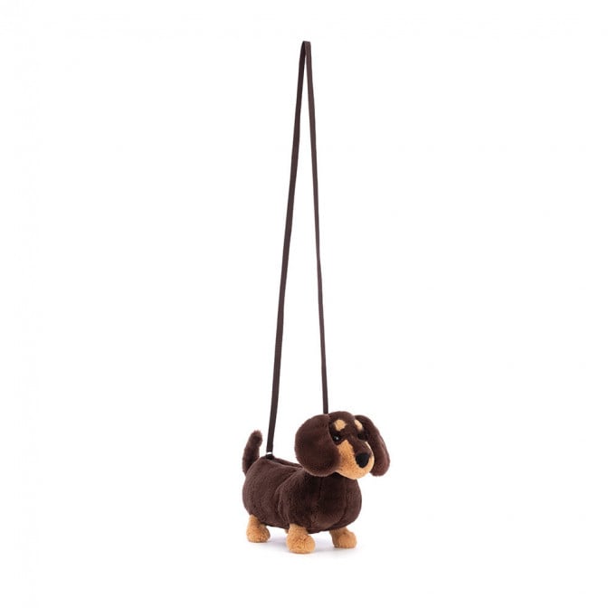Jellycat- Otto Sausage Dog Bag Soft Stuffed Plush (Authentic)